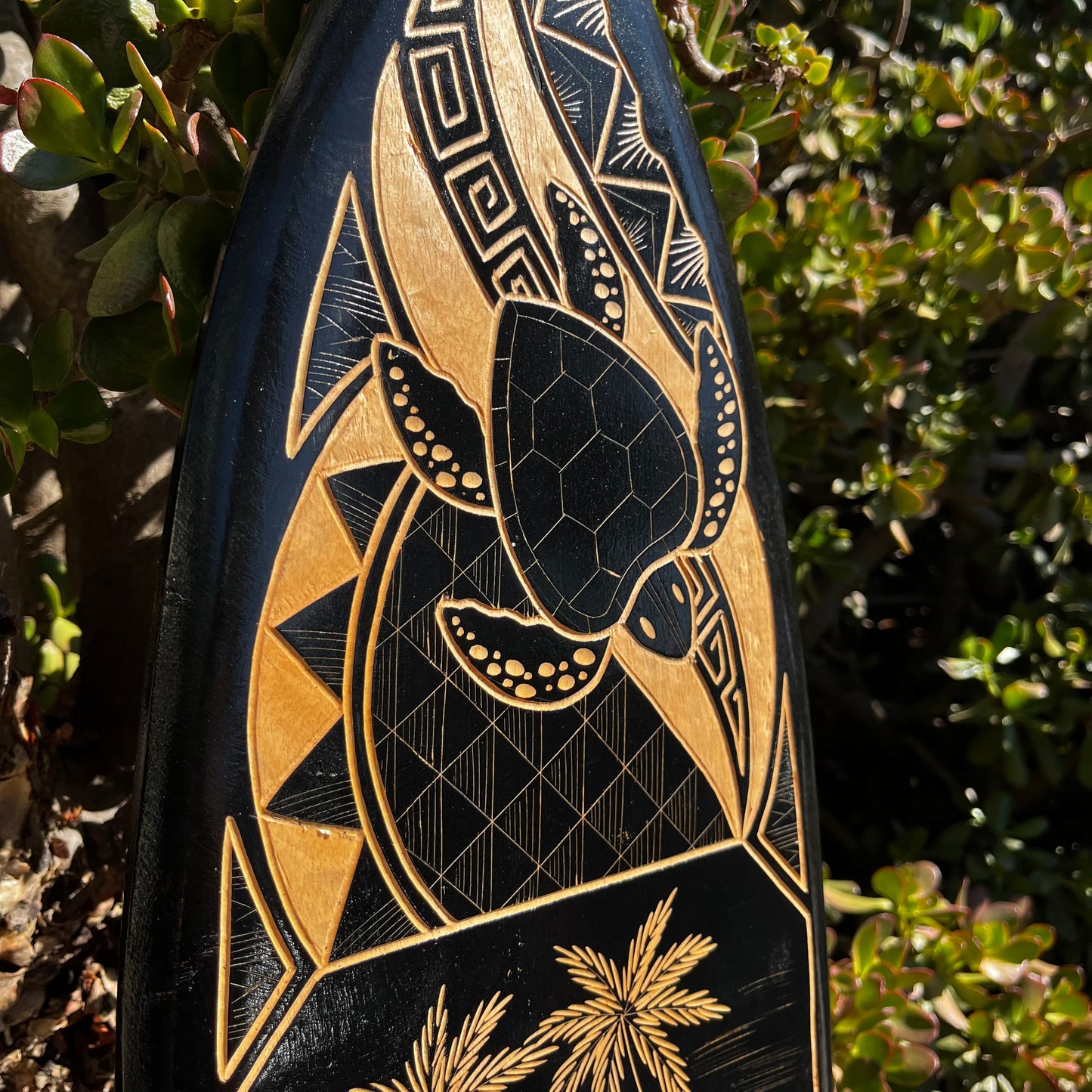 40" Hawaiian Beach Surfboard Plaque