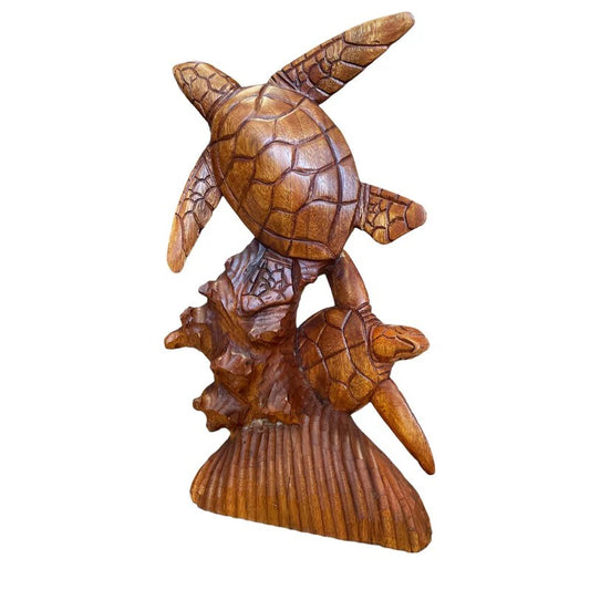 16" Sea Turtle Sculpture Statue