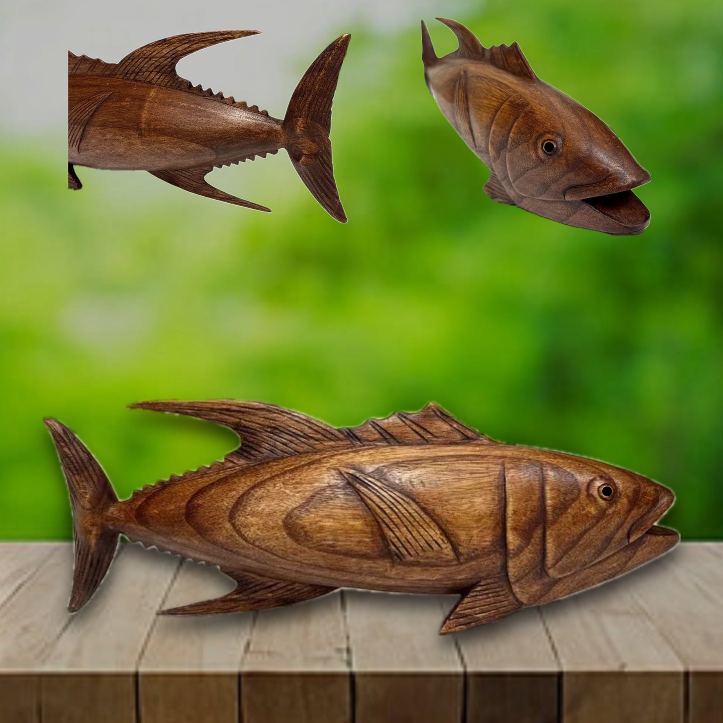 16" Tuna Fish Sculpture Statue
