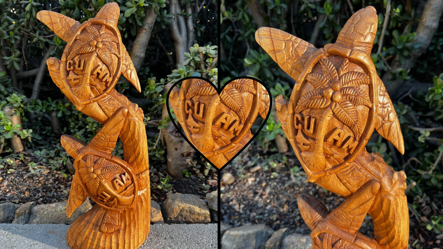 Turtle plaques to show most loved collection of both land and sea animal wood carvings