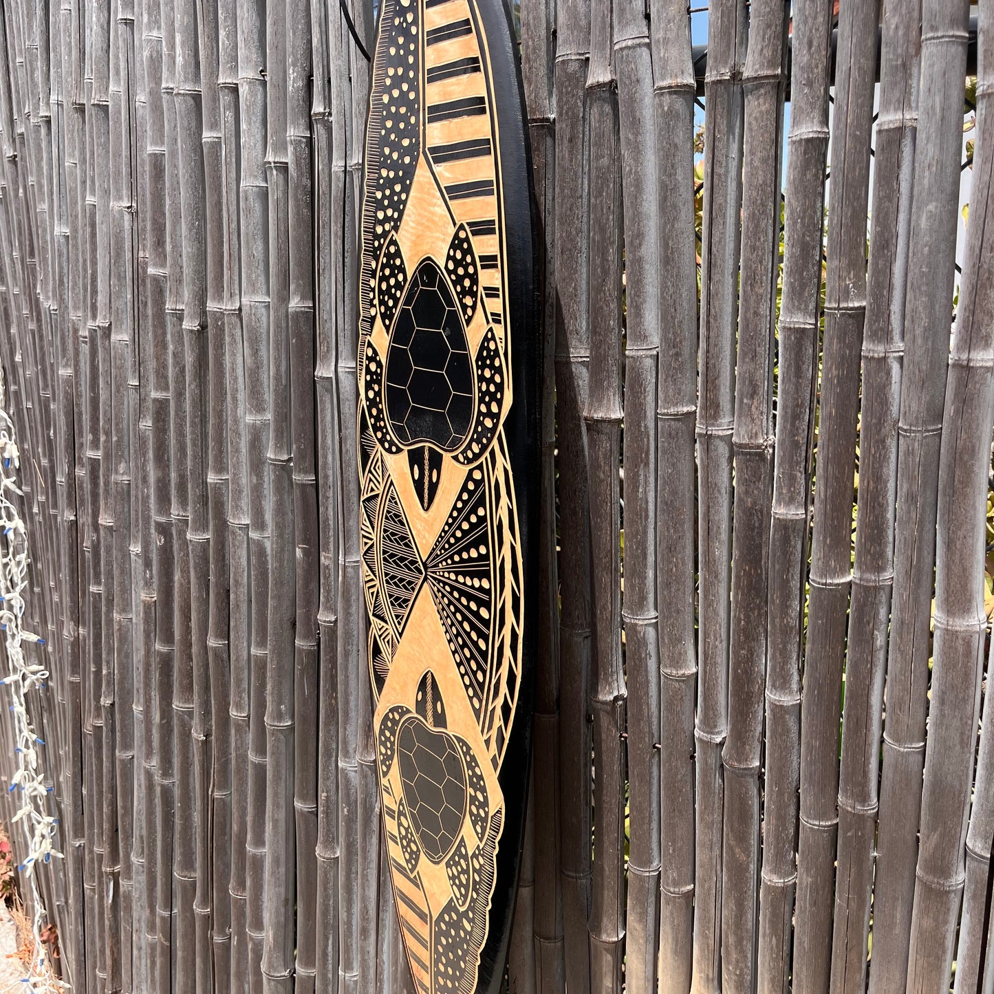 40" Hawaiian Honu Surfboard Plaque