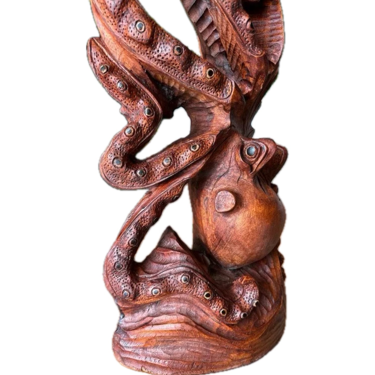 40" Octopus & Fish Statue