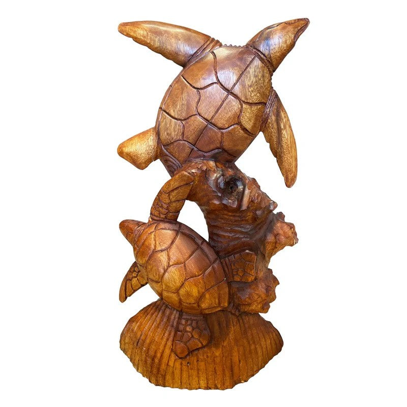 16" Sea Turtle Sculpture Statue