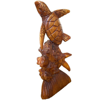 16" Sea Turtle Sculpture Statue